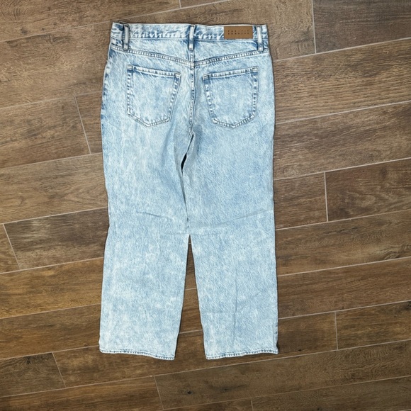 Pacsun high waist baggy ripped distressed jean light wash style #: 860BT241920 - Picture 2 of 7